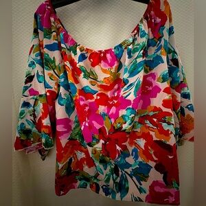 Vibrant flower top